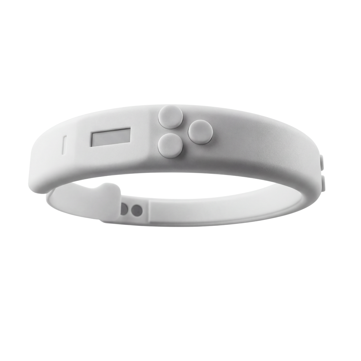 MetroBand wearable metronome headband featuring three satisfying tactile control buttons on a white background